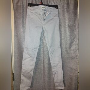 Girls 16 Slim Abercrombie Gray Sparkle Pants